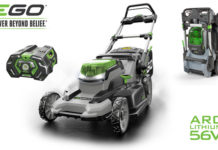 The first rechargeable electric lawn mower, by Chervon.