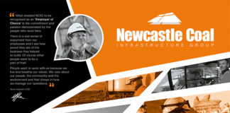 Newcastle Coal Infrastructure Group named employer of choice for commitment education